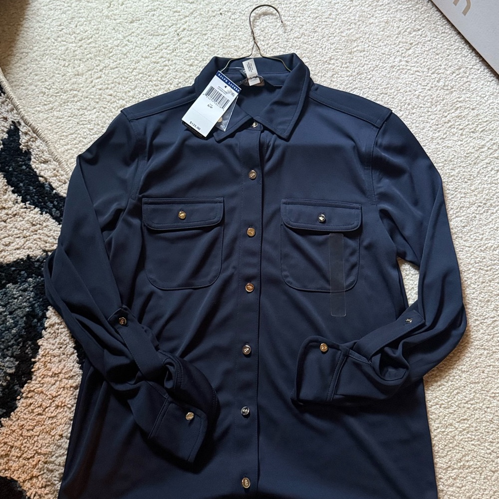 Ralph Lauren Dark Blue Shirt Jacket